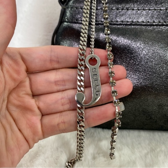 Juicy Couture Vintage Gray Metallic Shoulder purse - Picture 2 of 16